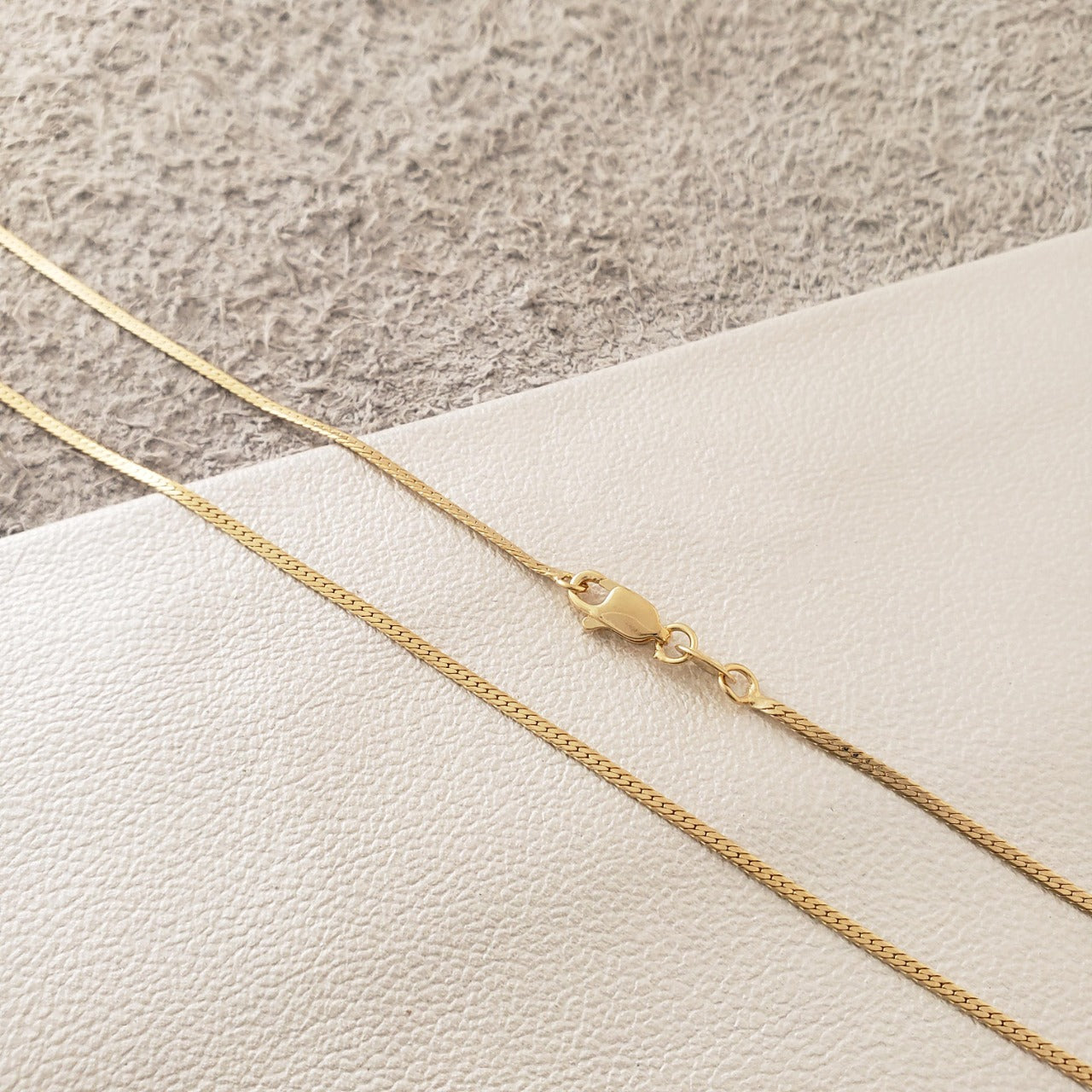 44831 - Cadena Serpiente Plana Delg 1mm 45cm