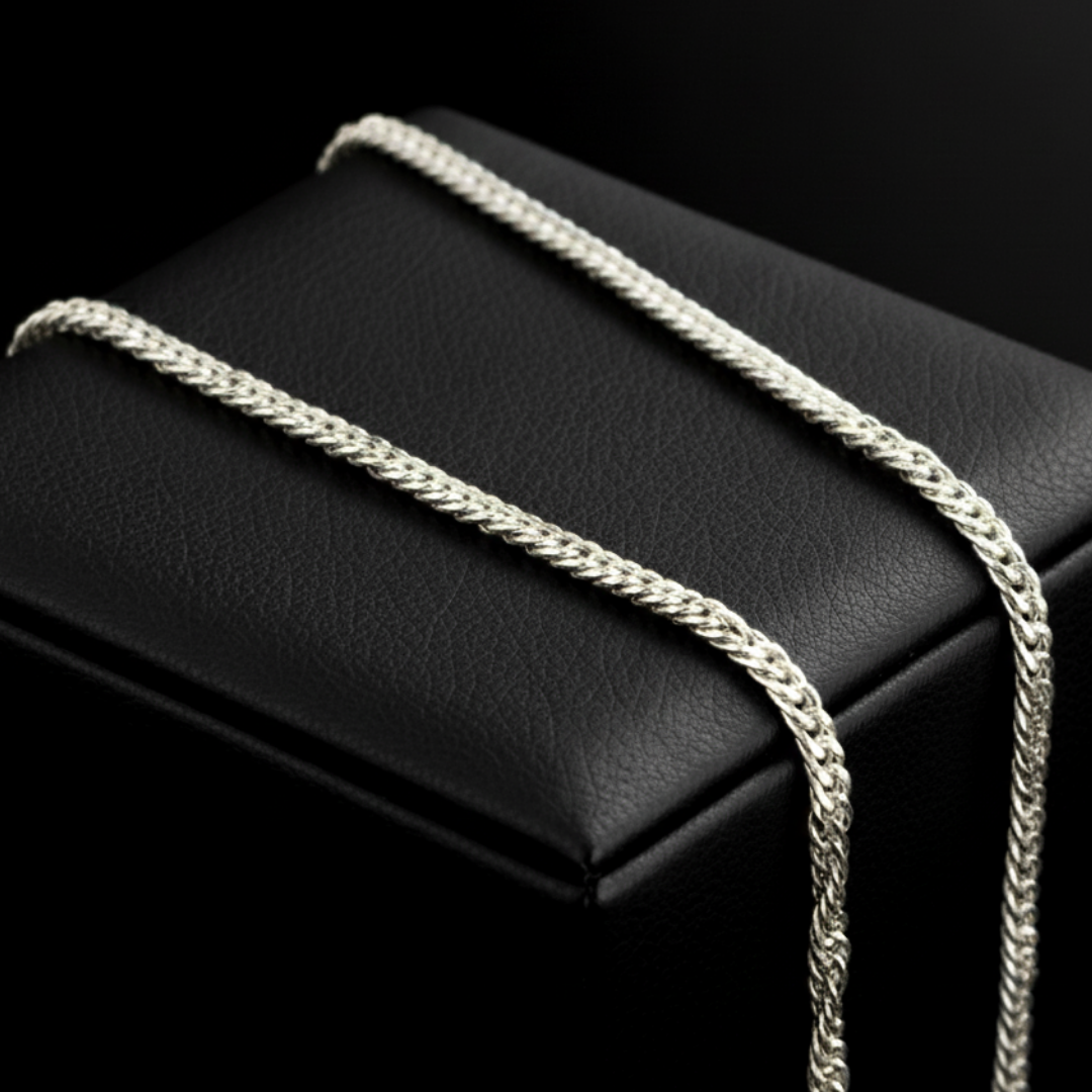 S-45001 - Cadena Cubana Cruzada 1.1mm y 45cm