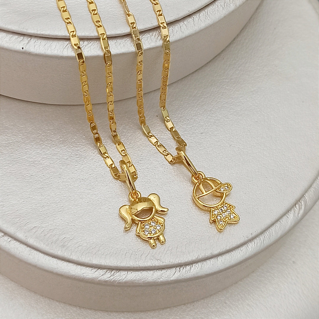 Set Cadena y Dijes Pareja