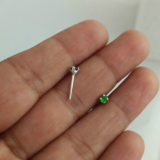JP30904V - Topito Circon Verde 4mm