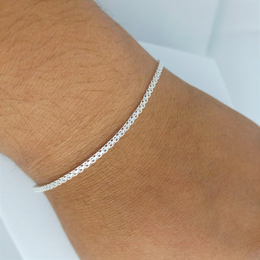 JP56882 - Pulsera Tejido chino 2mm y 19.5cm