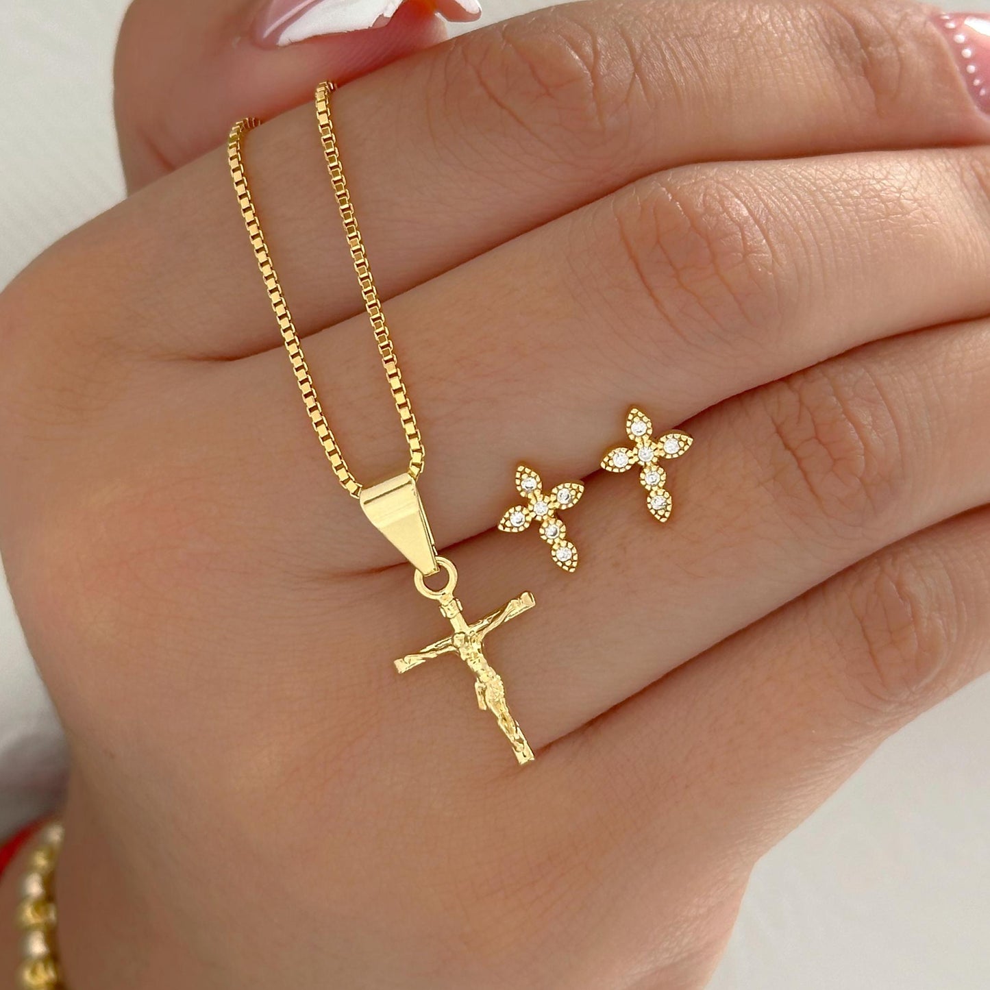 23330 - Dije Cristo Inri Pequeño 💎ᴠɪᴘ