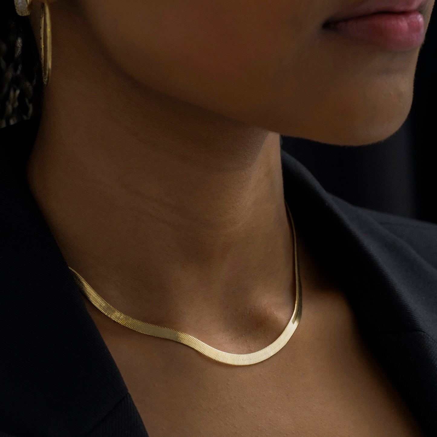 43011 - Cadena Tejido Egipcio 40 Cms + Extensor