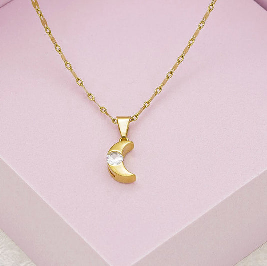 23069C - Dije Luna Circonia CRISTAL