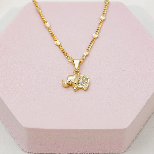 23083 - Dije Elefante con circonias