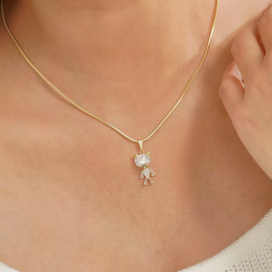 23127 - Dije Oso Con Circonias