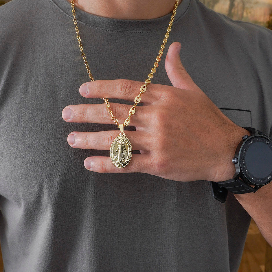 24369 - Dije Virgen Milagrosa Grande