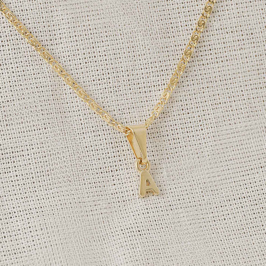 26360A - Dije Silueta Letra A Lisa Mini