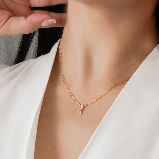 26360I - Dije Silueta Letra I Lisa Mini