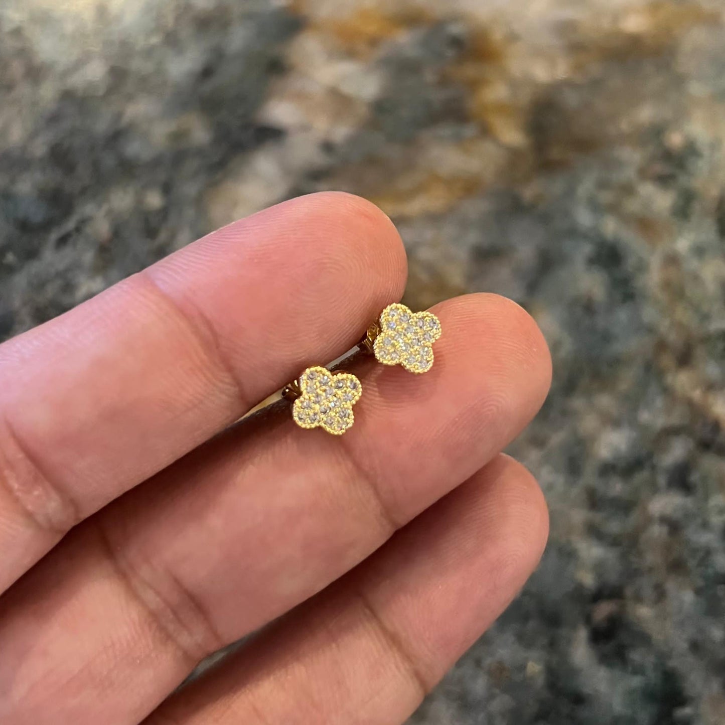 34253 - Topitos Luck Clover 7 mm 💎ᴠɪᴘ