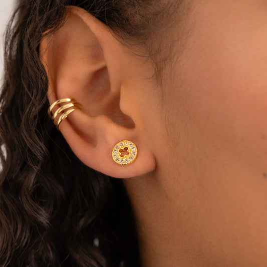 34256 - Topitos Clover Redondo Silueta 9 mm