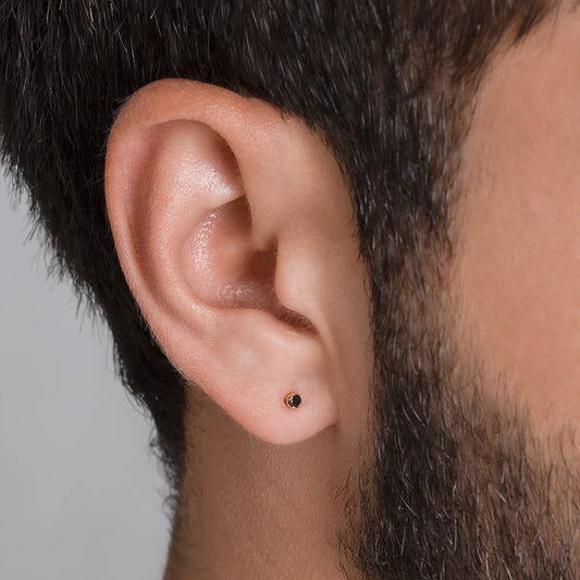 34038N - Topitos Chispita Circonia redonda Negro 2mm