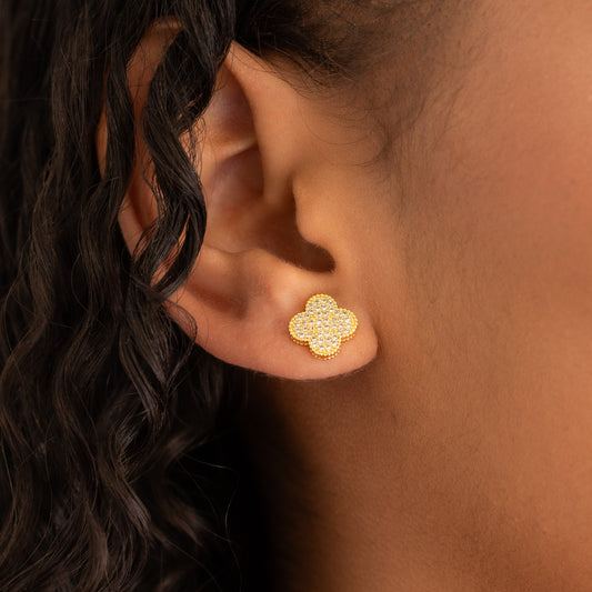 34255 - Topitos Clover Circonia 1.1 Cms