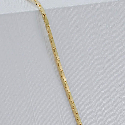 43028 - Cadena Cordón Cuadrado 1 mm 65 Cms