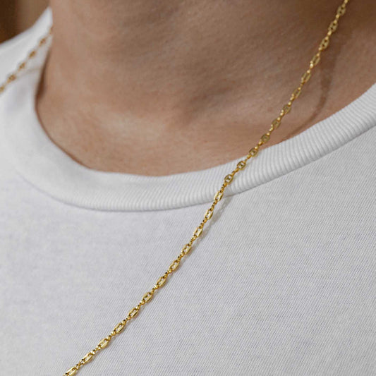 43038 - Cadena Grano de Cafe Delgada