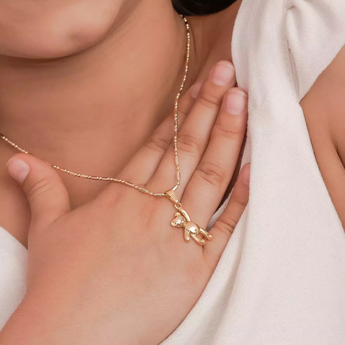 44801 - Cadena Canutillo Militar 1-1 40 Cms + 3 Cms Extensor