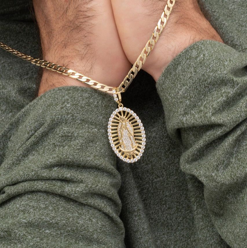 22146C - Dije Virgen Guadalupe Swarovski