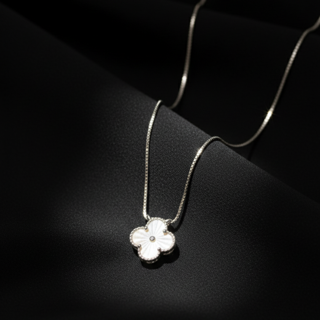 JP40002 - Gargantilla Clover con Cadena Veneciana
