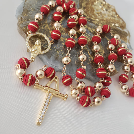 23038C - Dije Cruz Pendulo con Circonias Cristal 💎ᴠɪᴘ