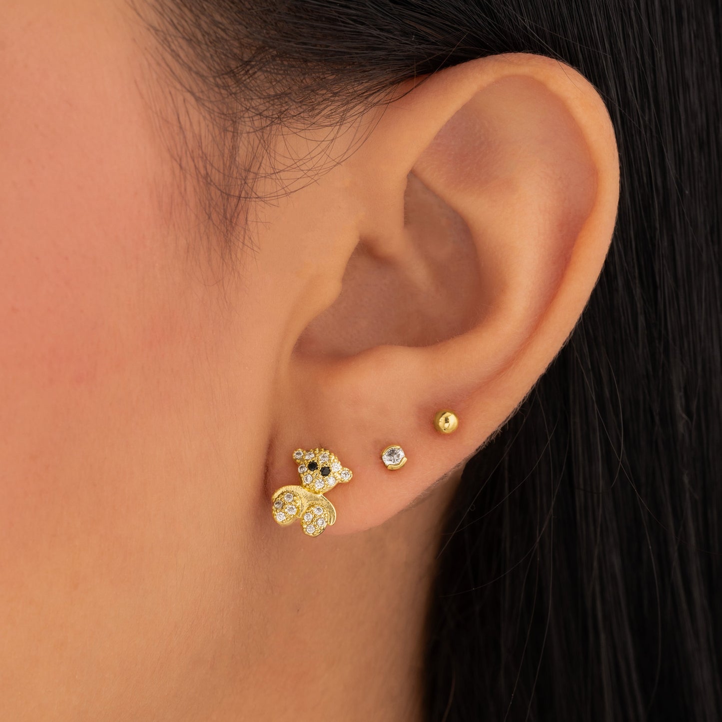 33003 - Topitos Osito Circonias