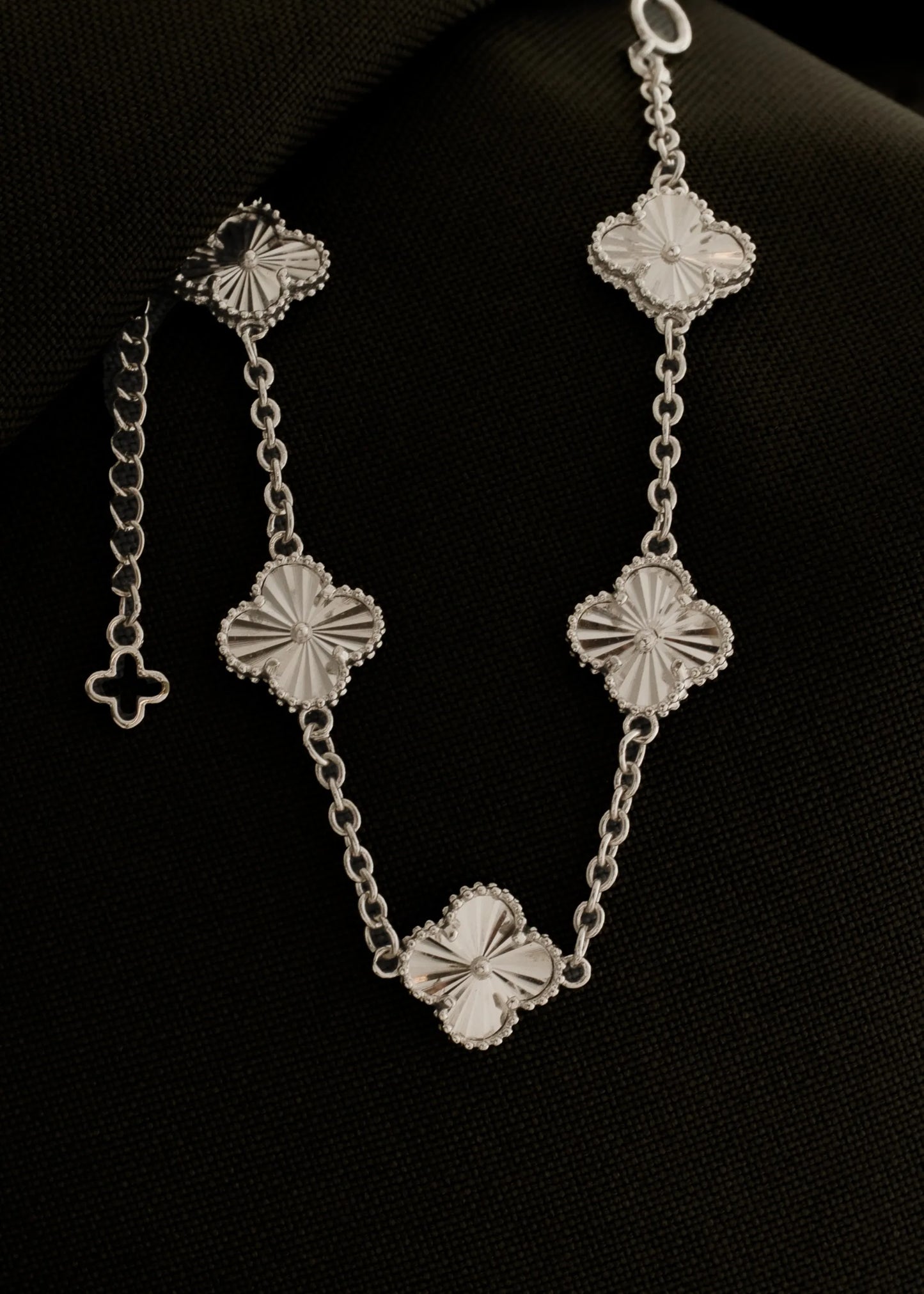 JP50086 - Pulsera Clover 1,2 cm 18 Cms