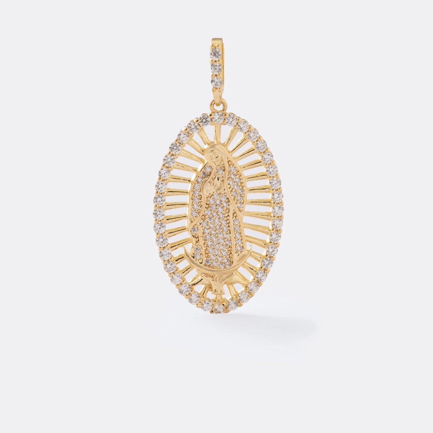 22146C - Dije Virgen Guadalupe Swarovski