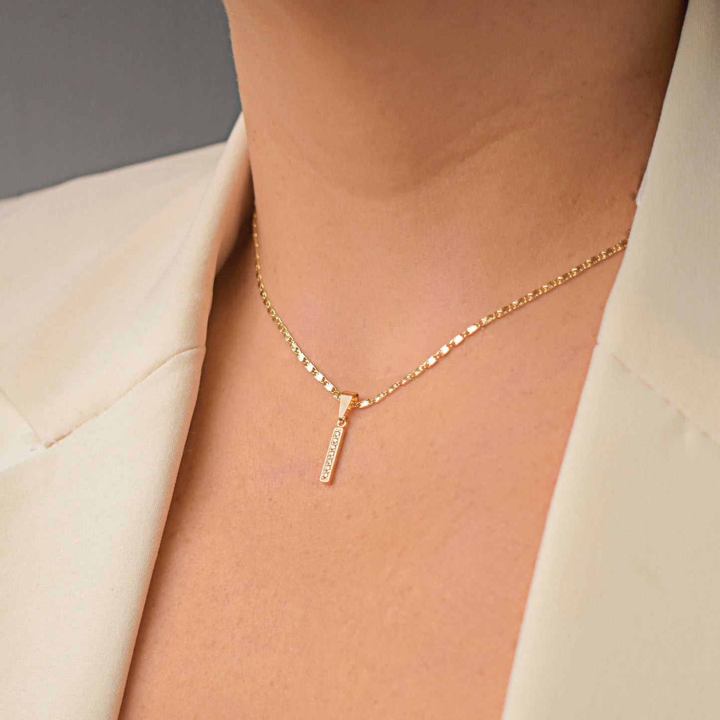 23110C - Dije Linea Circonias Cristal