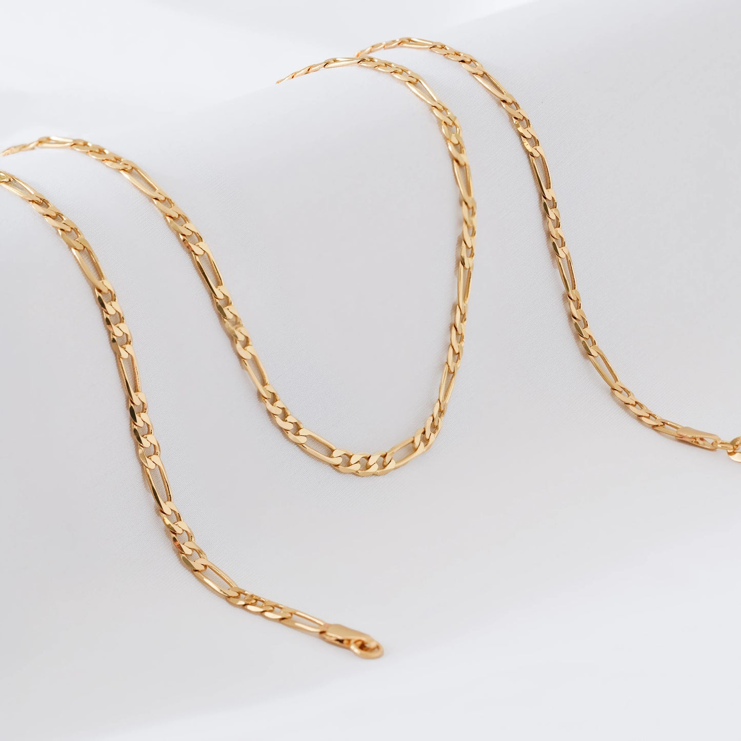 40008 - Cadena 3 x 1 Diamantada 65 Cms 3 mm