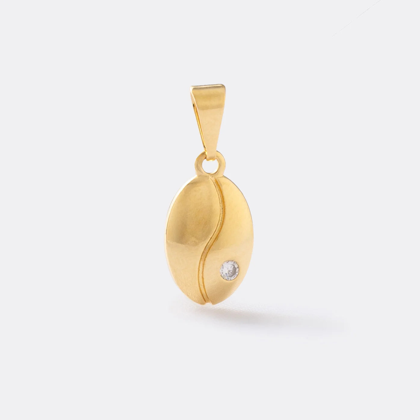 23121C - Dije Grano de Cafe Cristal