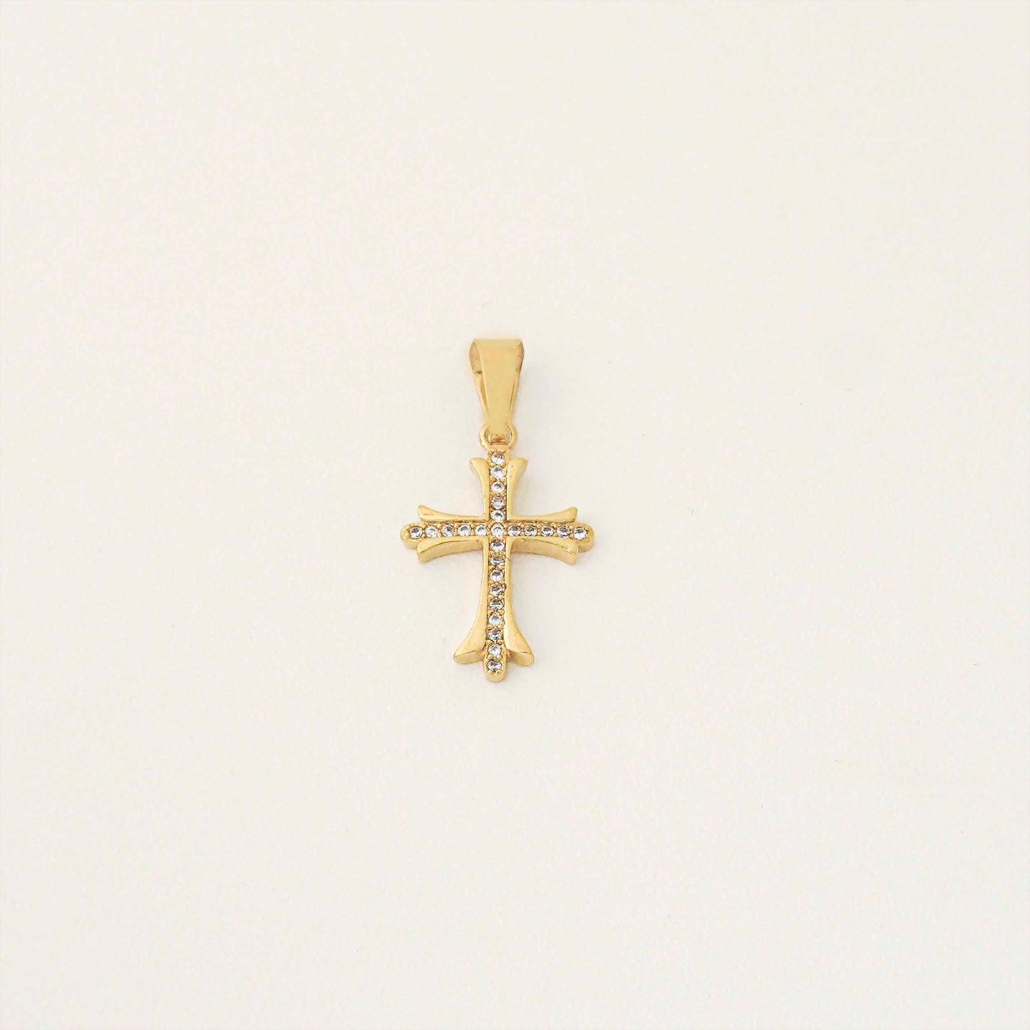 23429 - Dije Cruz Templarios Circonias