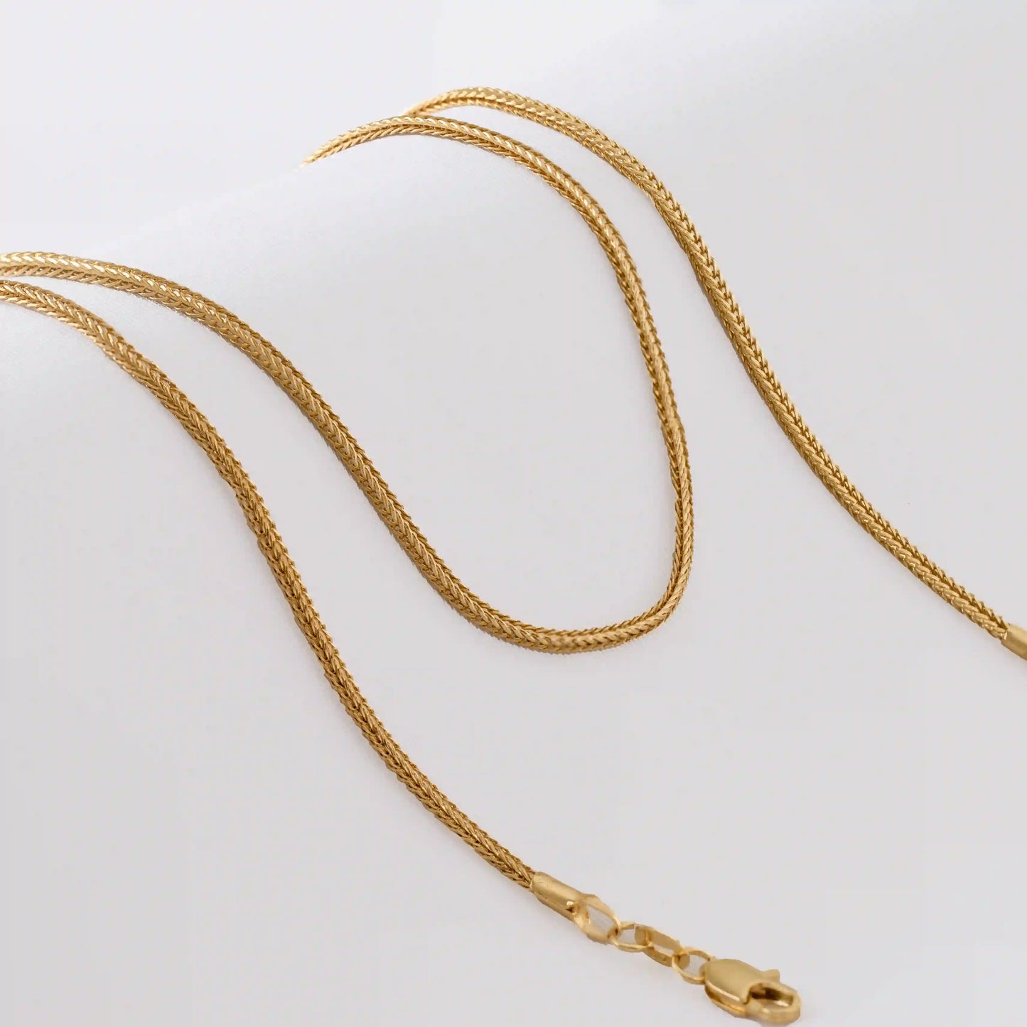 40088 - Cadena Franco Cuadrada 2mm 65Cms