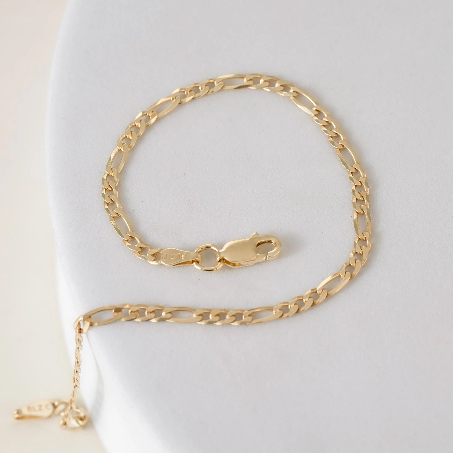 JIT55127 - Pulsera Figaro 3*1 ITALY 2.9 mm 19.5 Cms