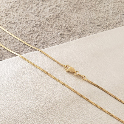 44831 - Cadena Serpiente Plana Delg 1mm 45cm