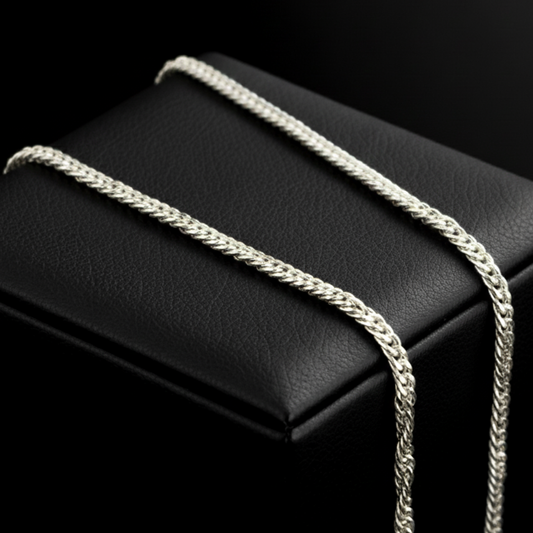 S-45001 - Cadena Cubana Cruzada 1.1mm y 45cm