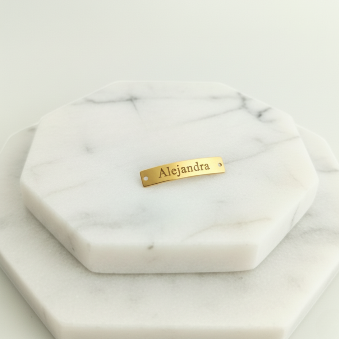 Herraje Placa Fotograba Cuadrada Curva