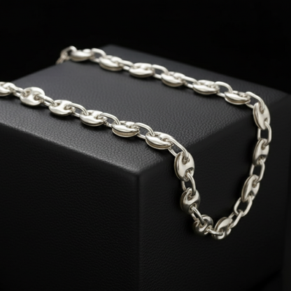 S-45038 - Cadena Grano de cafe 4mm y 65cm