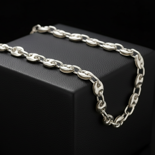 S-45038 - Cadena Grano de cafe 4mm y 65cm