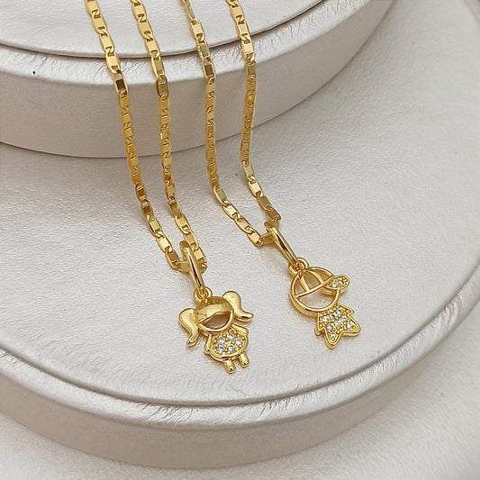 Set Cadena y Dijes Pareja