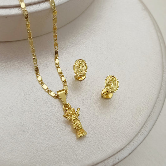 Set Cadena, dije y topitos Divino Niño