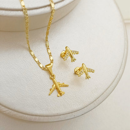 Set Avion Cadena, Dije y Topitos