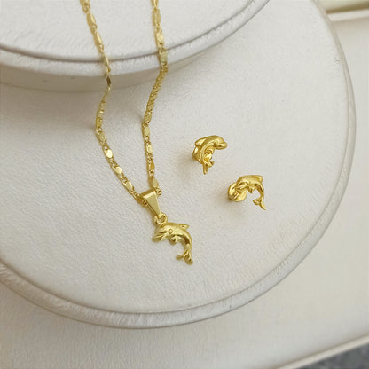 Set Cadena, dije y topitos Delfin