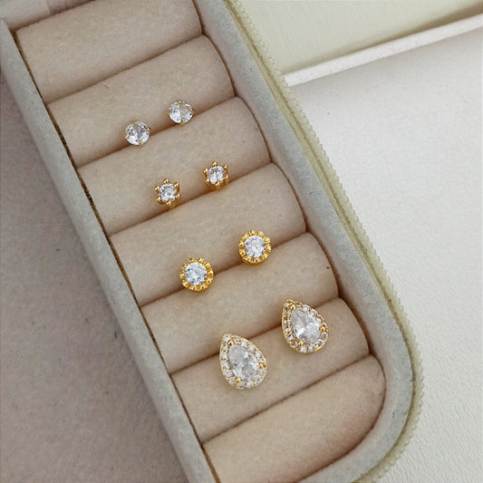 Set Topitos Brillantes Cristal