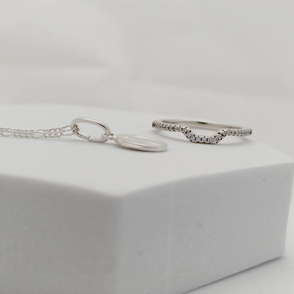 Conjunto cadena, dije Milagrosa y Argolla con Circones