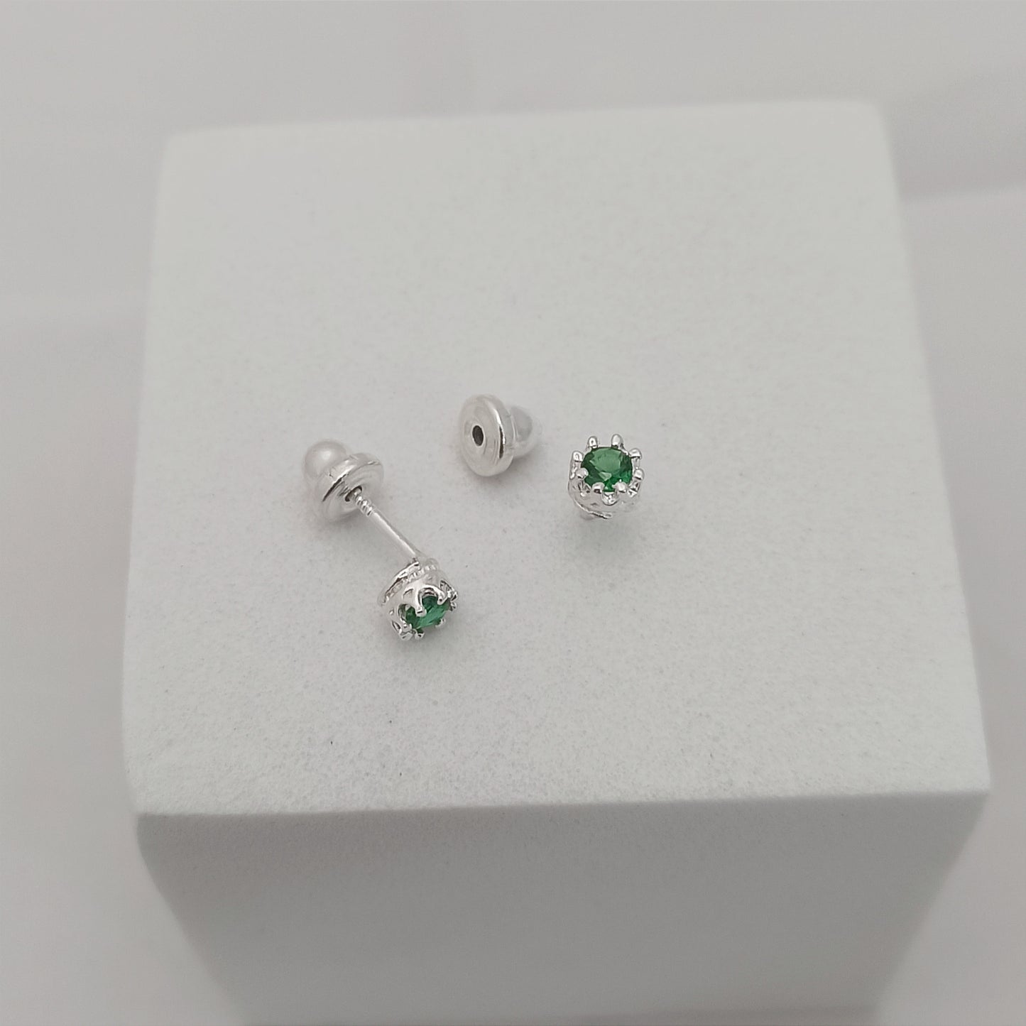 JP34276 - Topito Corona con Circon Verde