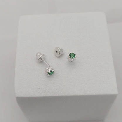 JP34276 - Topito Corona con Circon Verde
