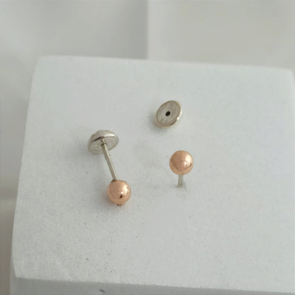 JP30903RS- Topito Balin 4mm Rosa