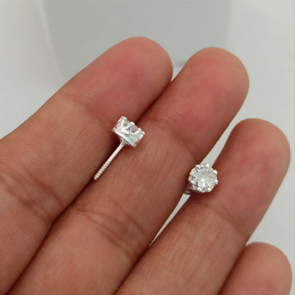 JP34273 - Topito Corona con Circon Redondo Cristal