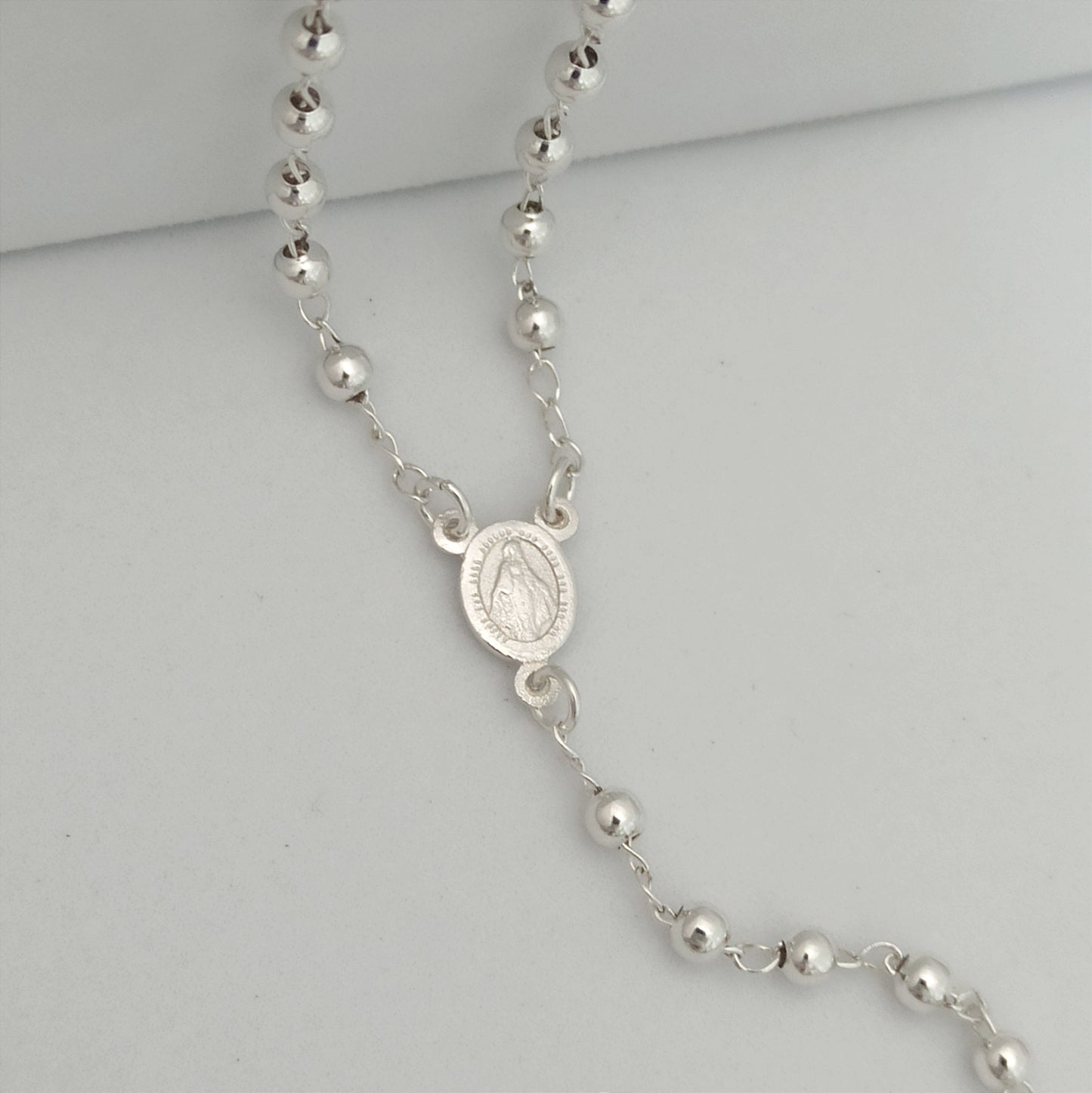Rosario con Balin 3mm y de 45cm de Largo