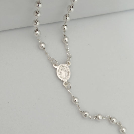 Rosario con Balin 3mm y de 45cm de Largo