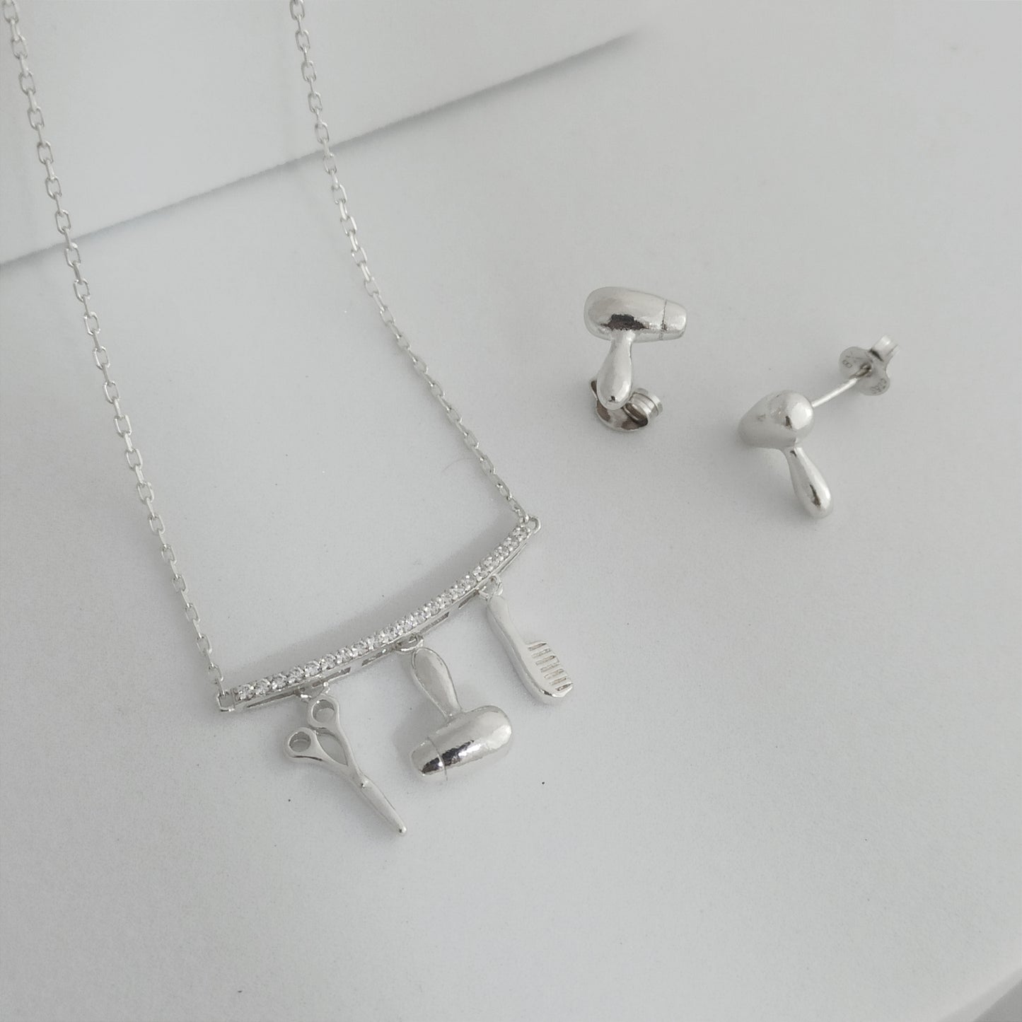 JP61902 - Conjunto Estilista Cadena dije y aretes